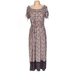Boho Off the Shoulder Maxi Dress